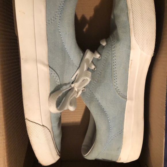 Keds Anchor Chambray Light Blue Sneakers - Picture 4 of 6